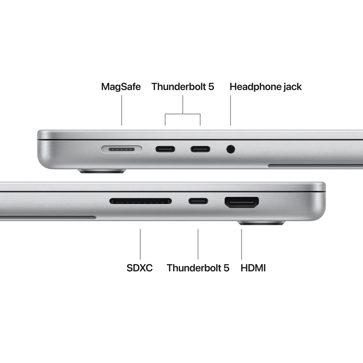 16-inch MacBook Pro with M5 Pro or Max - Standard Display - Silver