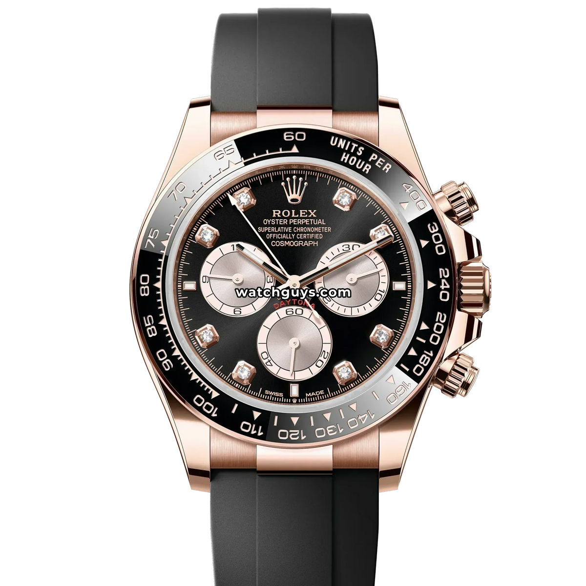 Rolex Daytona 126515LN Black Diamond Oysterflex