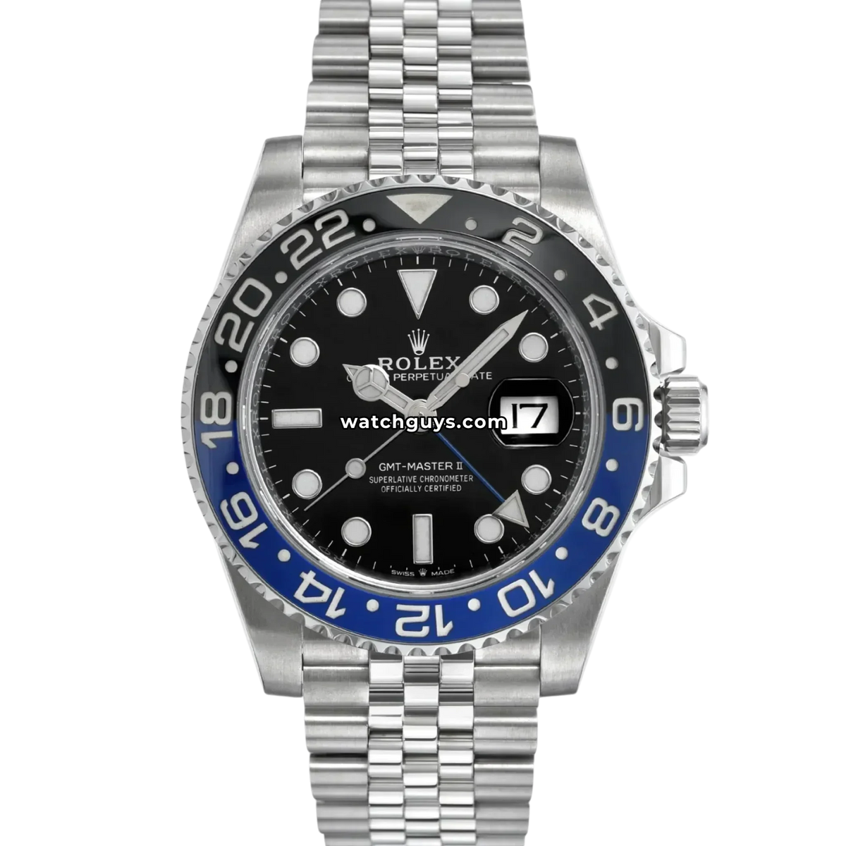 Rolex GMT-Master II 126710BLNR Batgirl Stainless Steel Jubilee