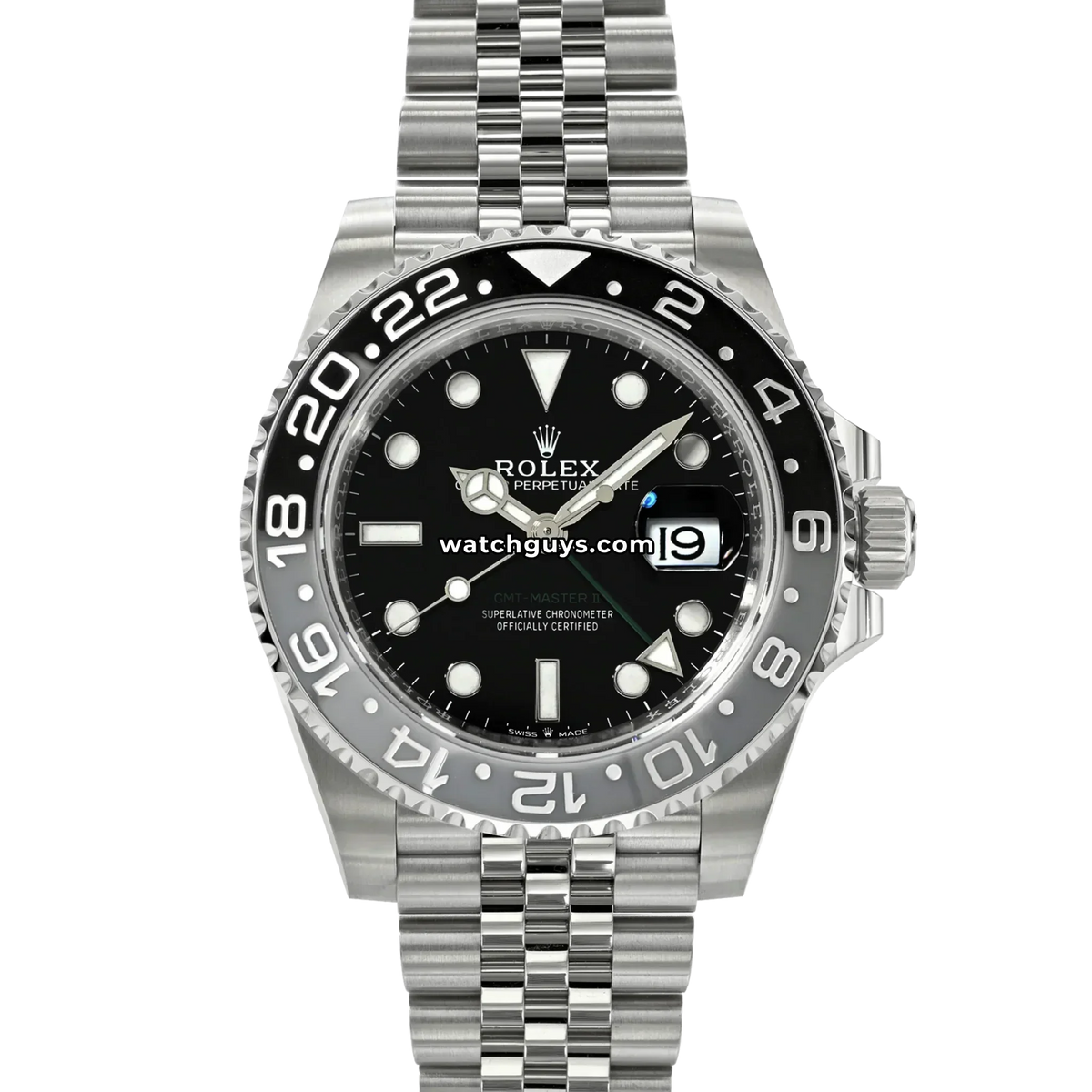 Rolex GMT-Master II 126710GRNR Bruce Wayne Stainless Steel Jubilee