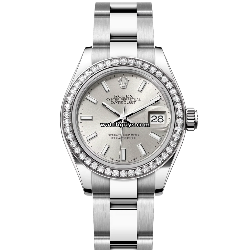 Rolex Datejust 279384RBR Silver Index Oyster