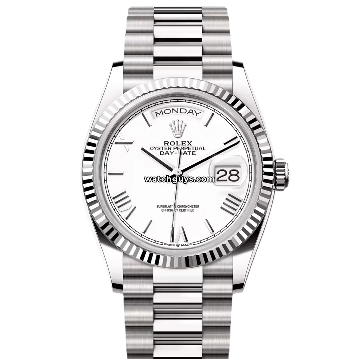 Rolex Day-Date 128239 White Roman President