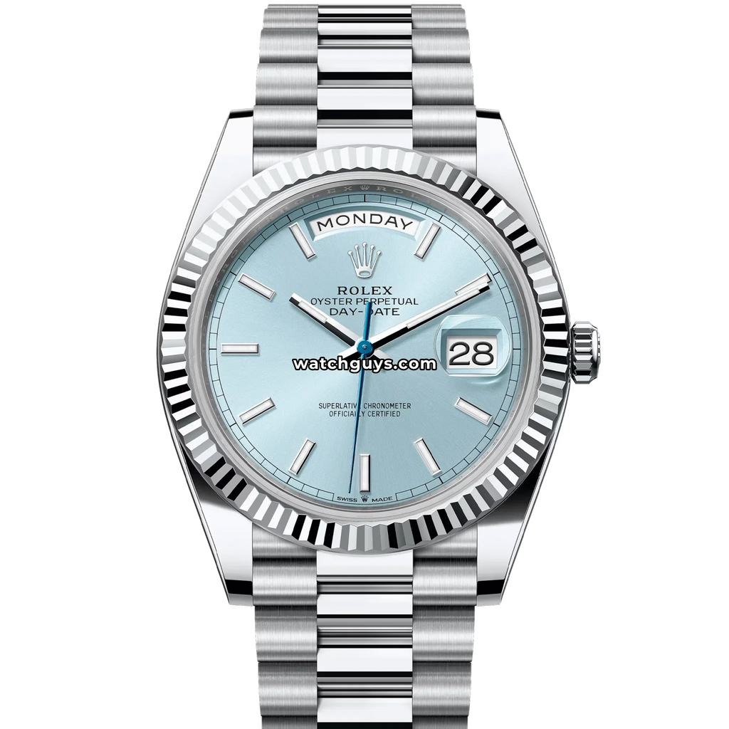 Rolex Day-Date 228236 Platinum Ice Blue President