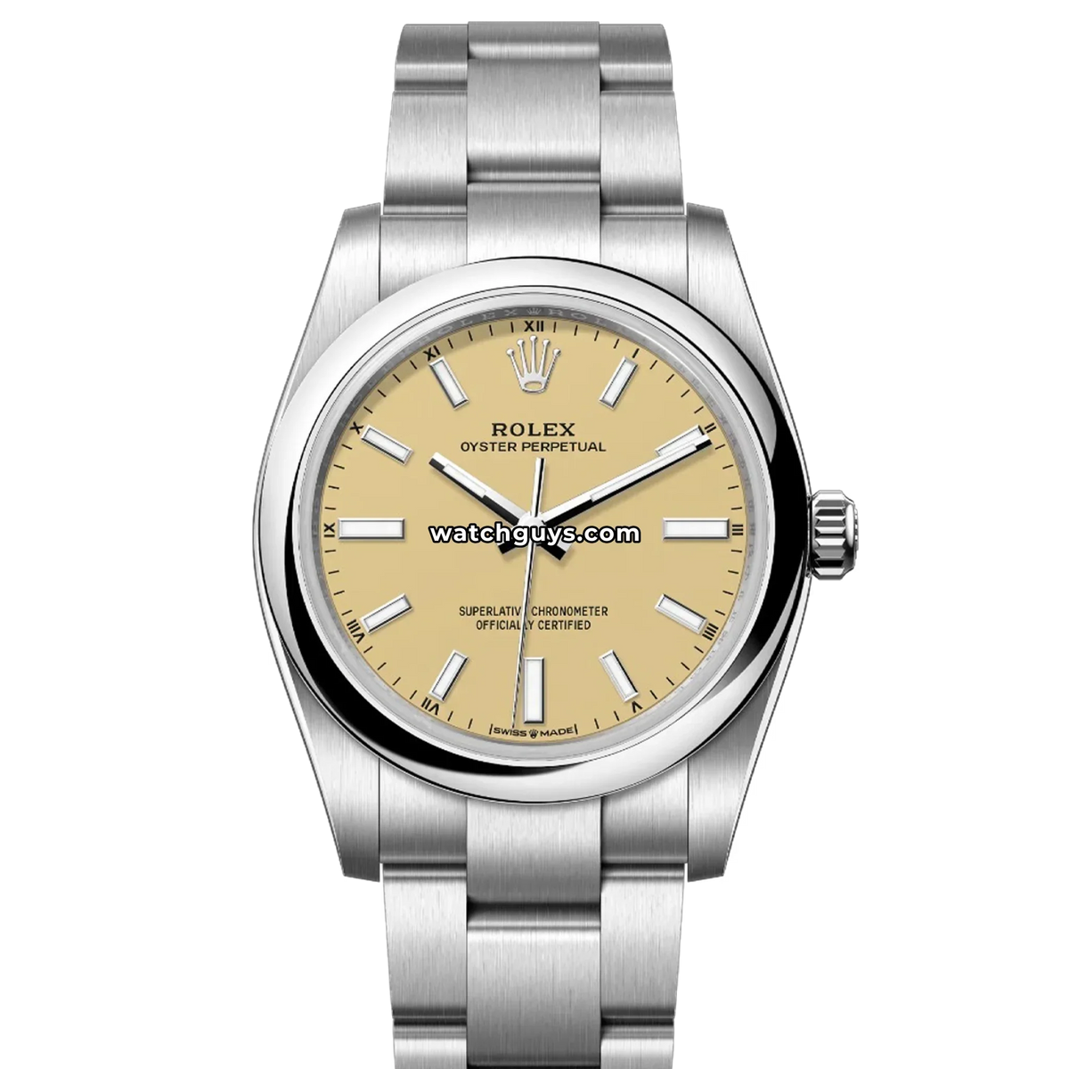 Rolex Oyster Perpetual 124200 Beige