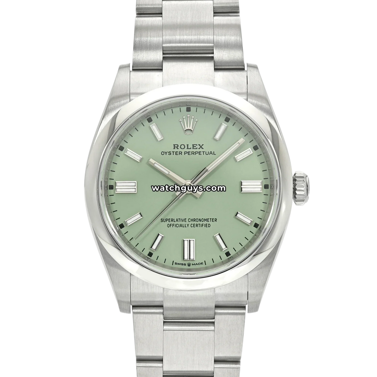 Rolex Oyster Perpetual 126000 Pistachio Green