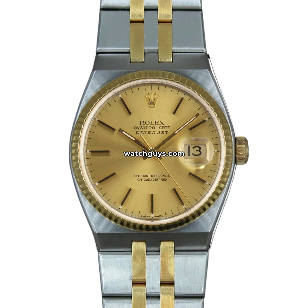 Rolex Oysterquartz 17013 Champagne Index