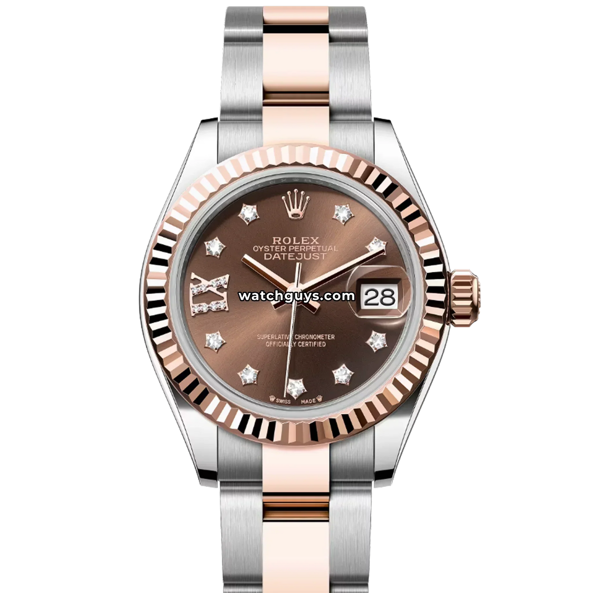 Rolex Datejust 279171 Chocolate Star Diamond Oyster