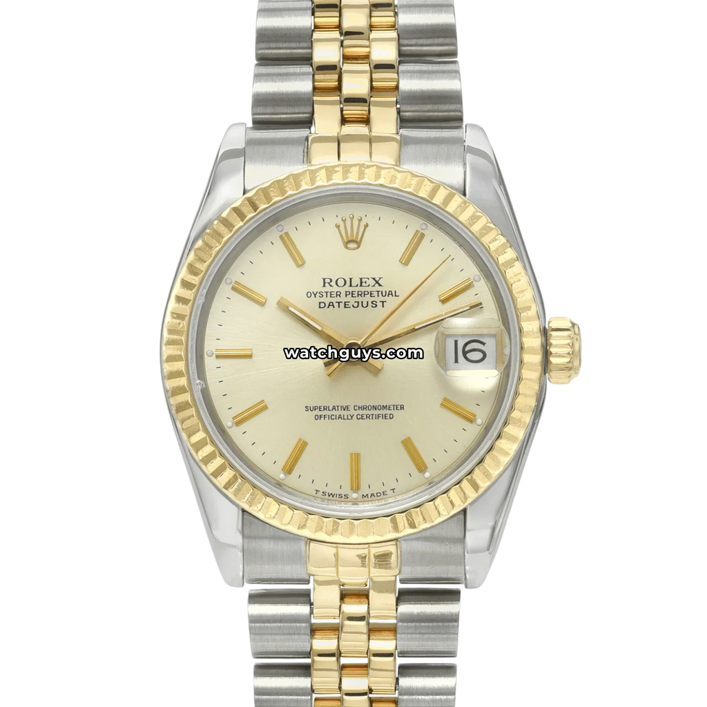 Rolex Datejust 68273 Two Tone Silver