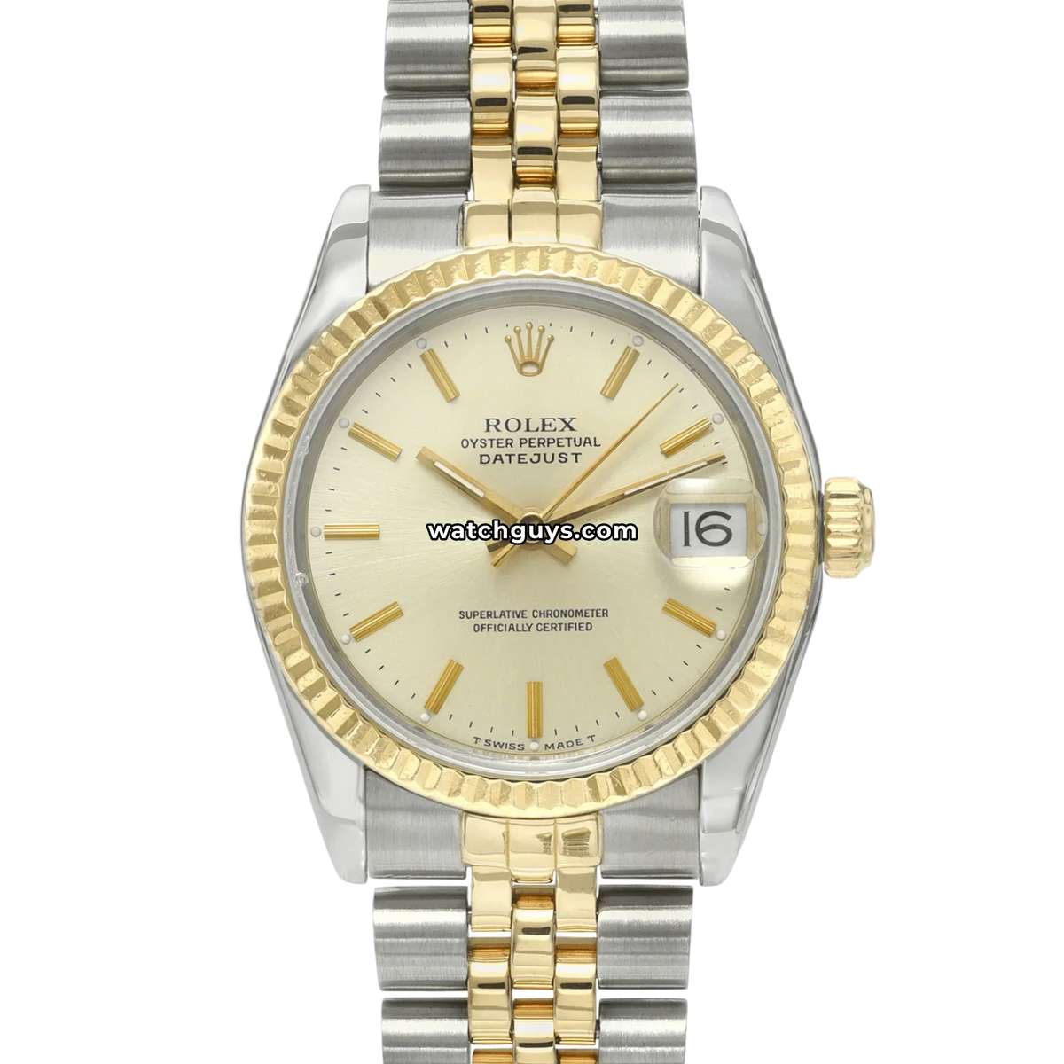 Rolex Datejust 68273 Two Tone Silver