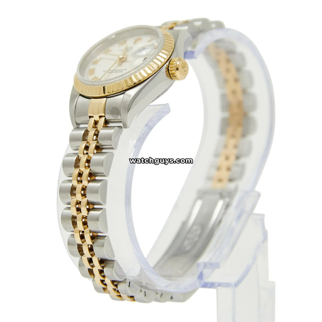 Rolex Datejust 69173 Ivory Pyramid Roman