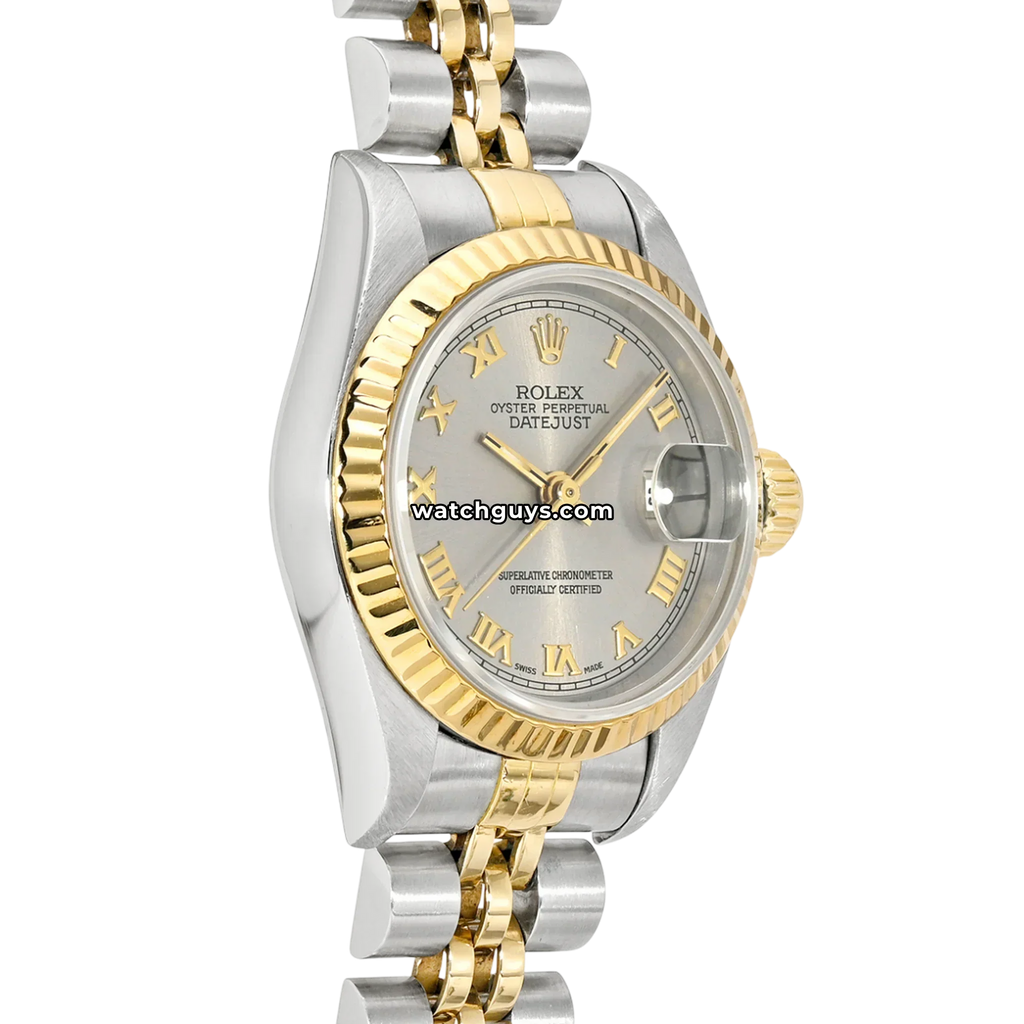 Rolex Datejust 69173 Silver Roman Jubilee
