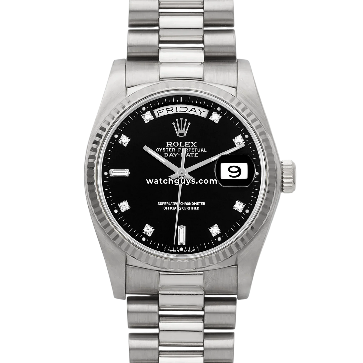 Rolex Day-Date 18239 Black Diamond
