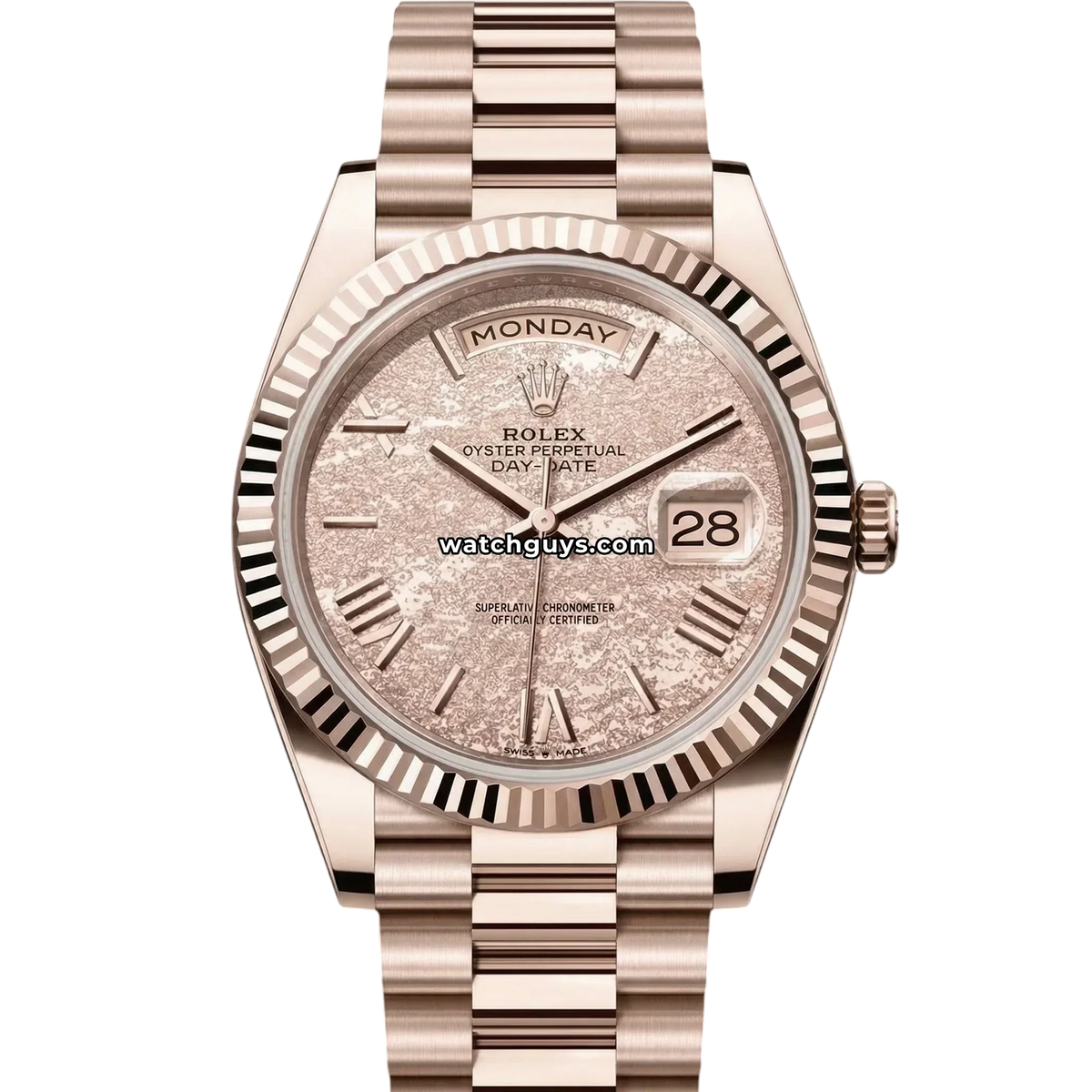 Rolex Day-Date 228235JG Gold Leaf Motif