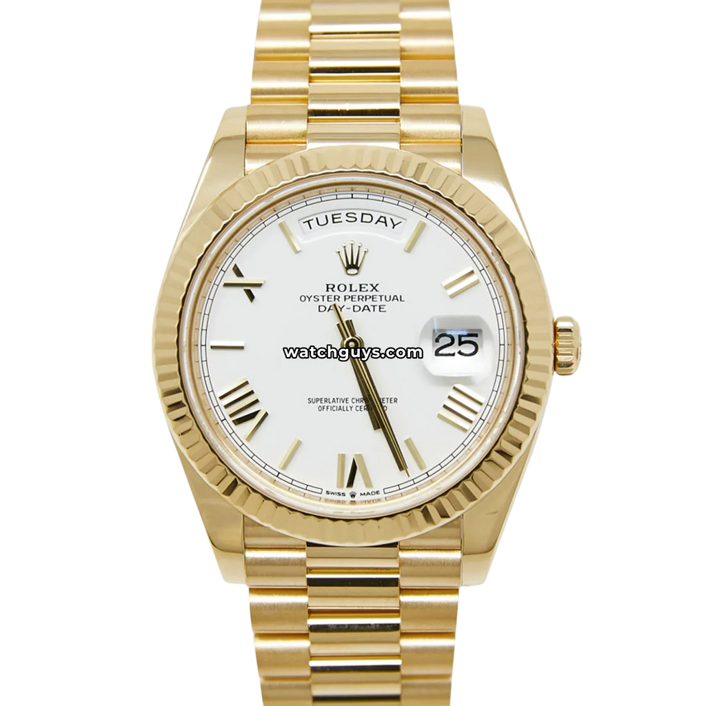 Rolex Day-Date 228238 White Roman President