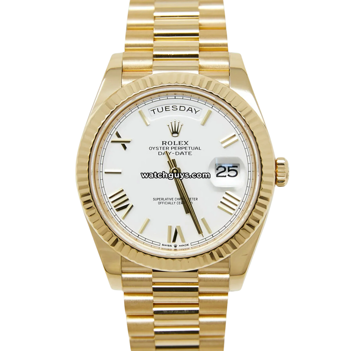 Rolex Day-Date 228238 White Roman