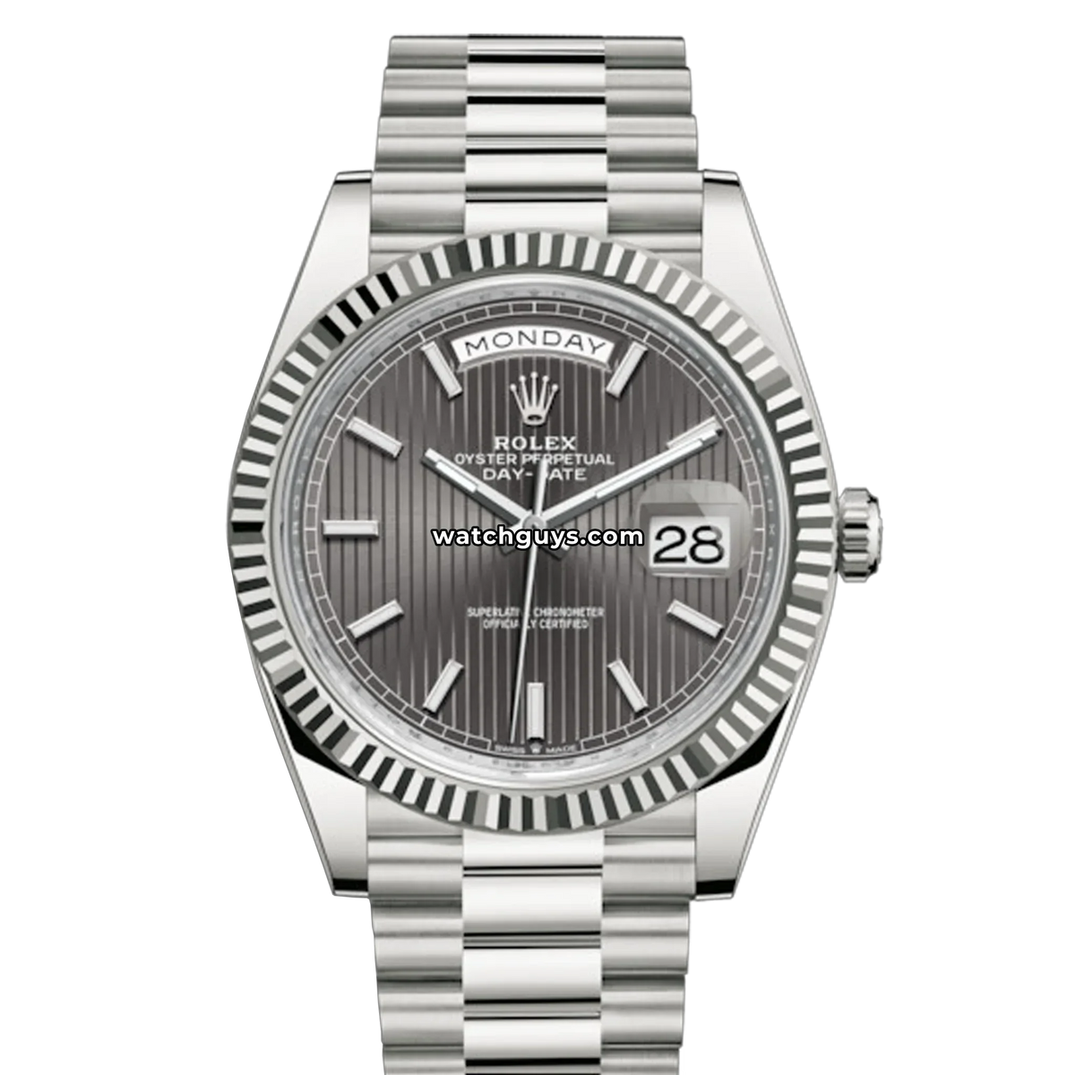 Rolex Day-Date 228239 Grey Tapestry President
