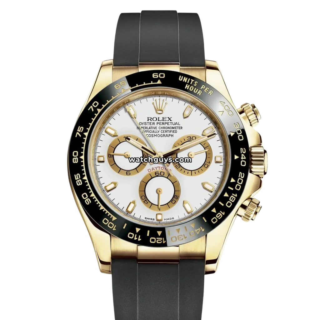 Rolex Daytona 116518LN White Oysterflex
