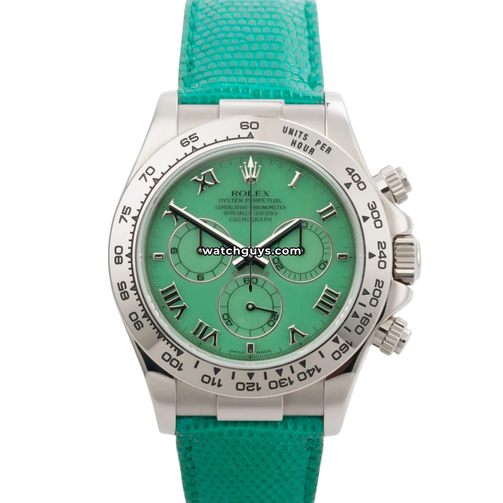 Rolex Daytona Beach 116519 Green Chrysoprase