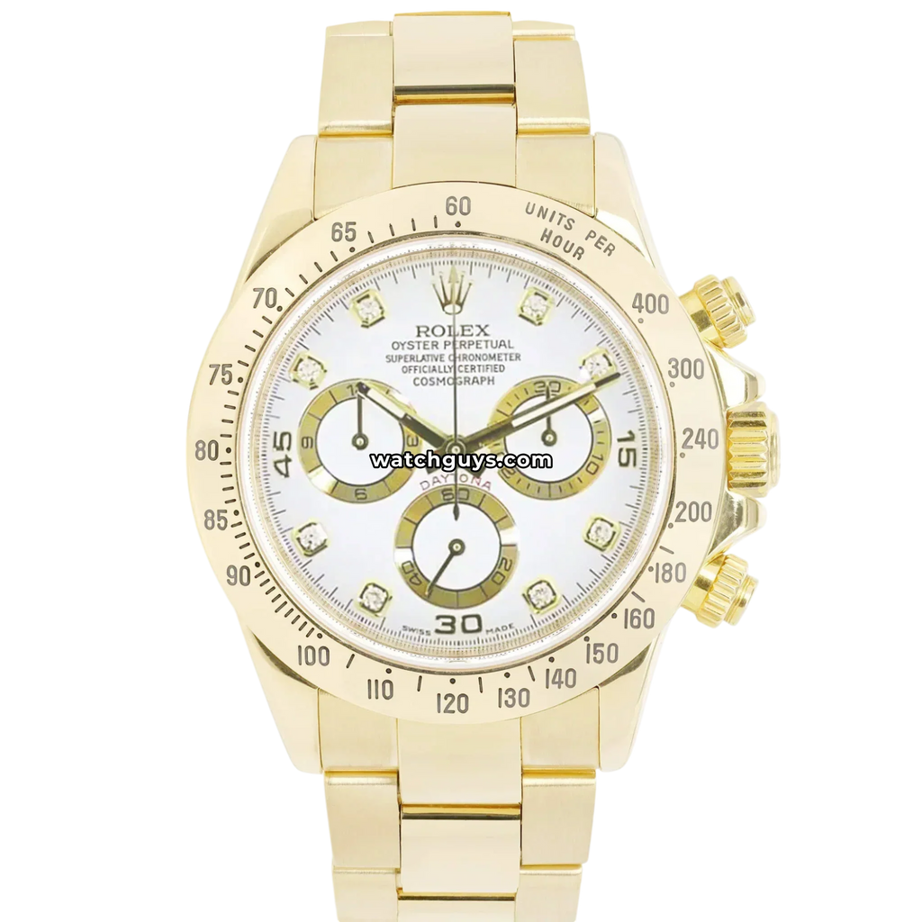 Rolex Daytona 116528 White Diamond