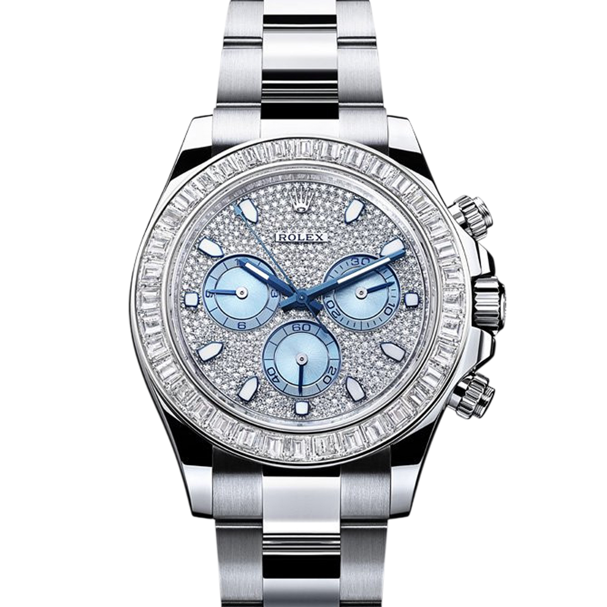 Rolex Daytona 116576TBR Platinum Pavé