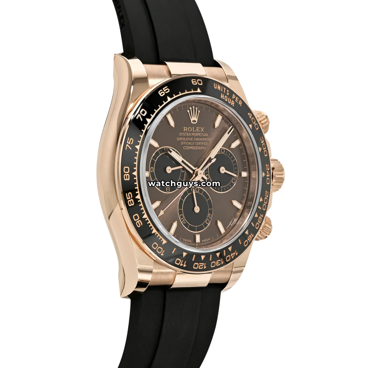 Rolex Daytona 126515LN Chocolate Index Oysterflex