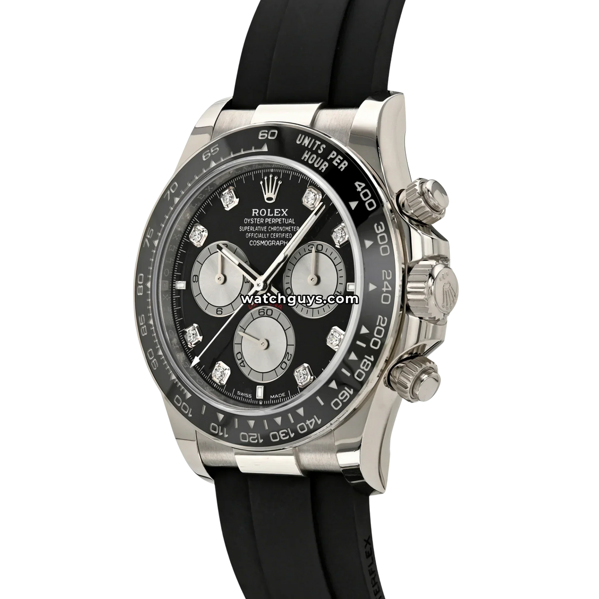 Rolex Daytona 126519LN Black Diamond Oysterflex