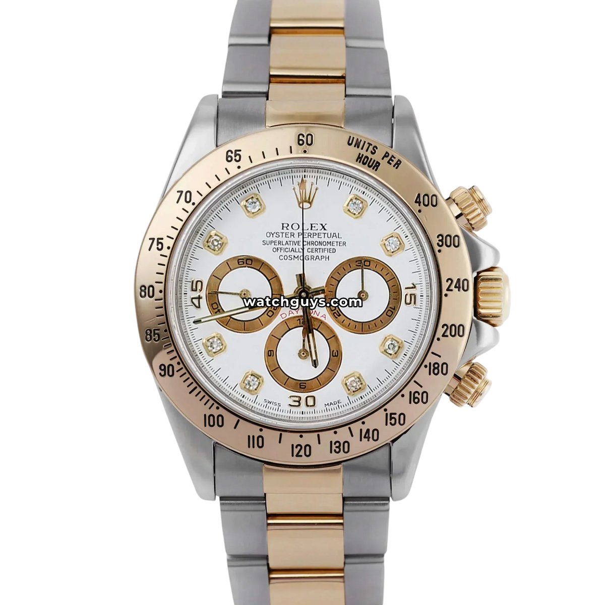 Rolex Daytona Zenith 16523 White Diamond