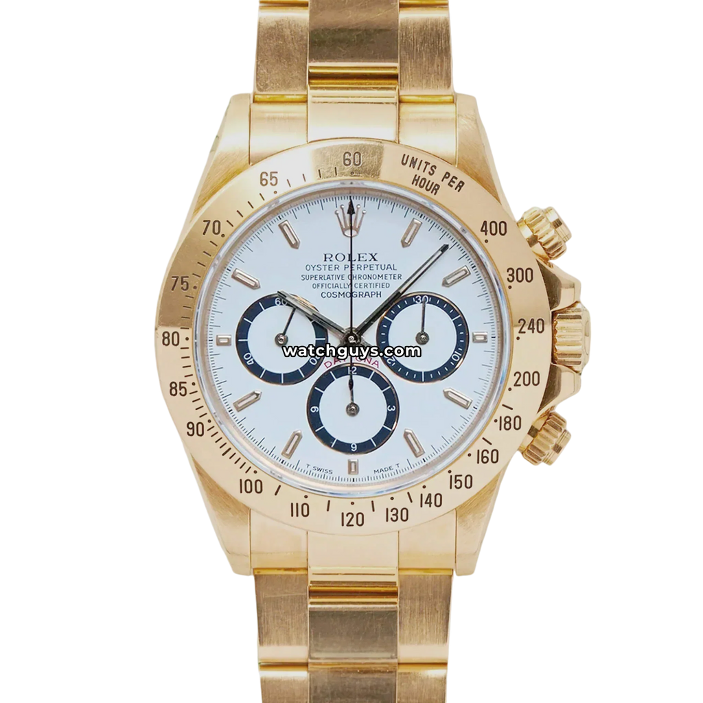 Rolex Daytona Zenith 16528 White Panda