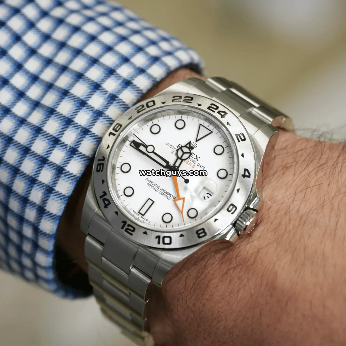 Rolex Explorer II 216570 White Dial