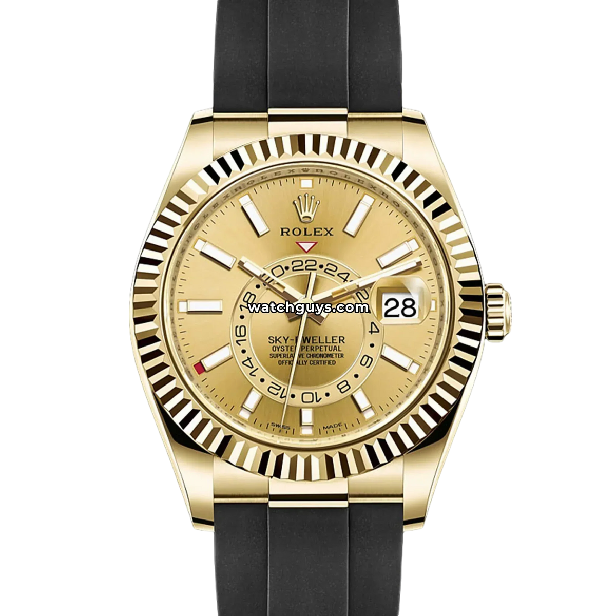 Rolex Sky-Dweller 326238 Champagne Oysterflex