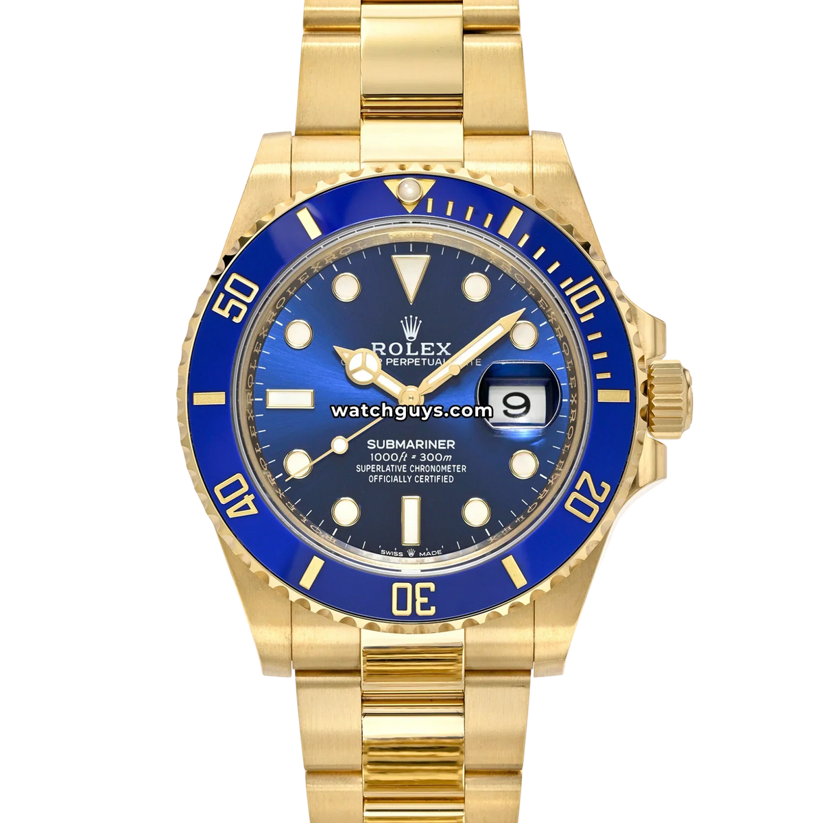 Rolex Submariner 126618LB Bluesy 18K Yellow Gold