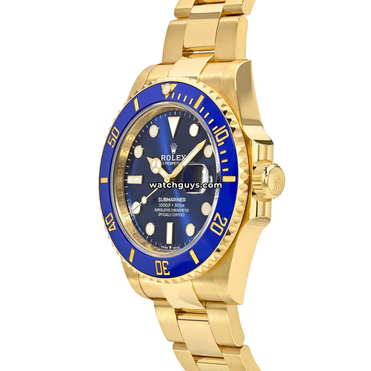 Rolex Submariner 126618LB Bluesy 18K Yellow Gold