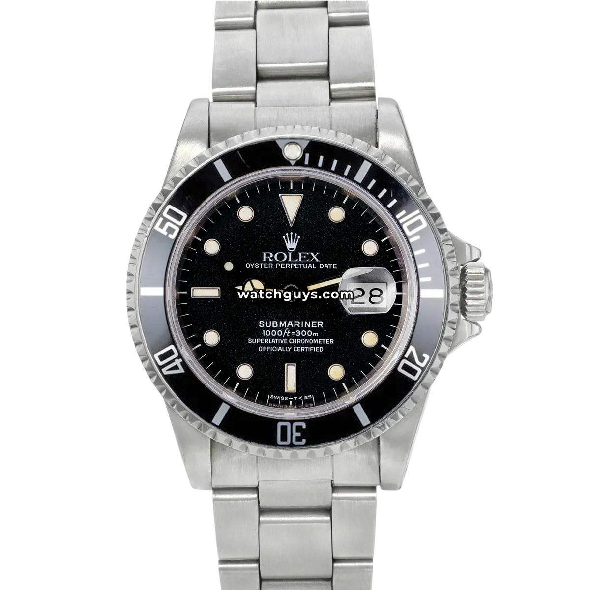 Rolex Submariner 168000 Date "Triple Zero"